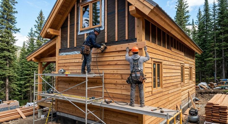 Barn Siding Installation in Cambridge, VT