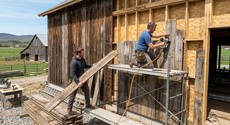 Barn Siding Installation in Essex Junction, VT
