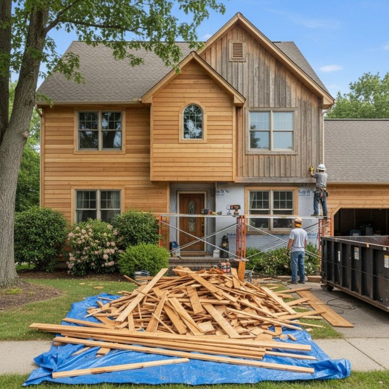 Barn Siding Replacement in Milton, VT