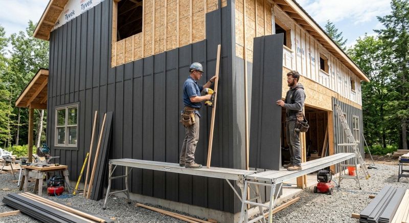 Batten Siding Installation in Huntington, VT