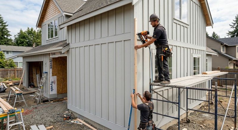 Batten Siding Installation in Milton, VT