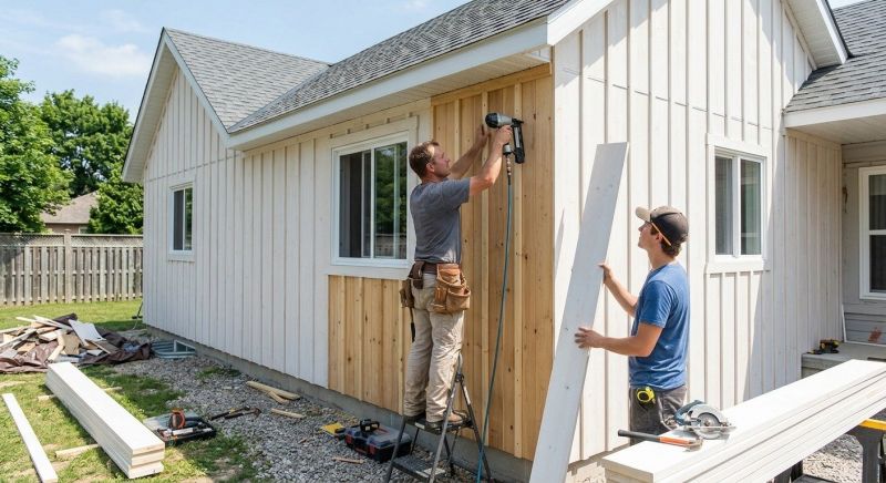 Batten Siding Installation in Saint Albans, VT