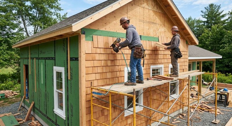 Cedar Siding Installation in Swanton, VT