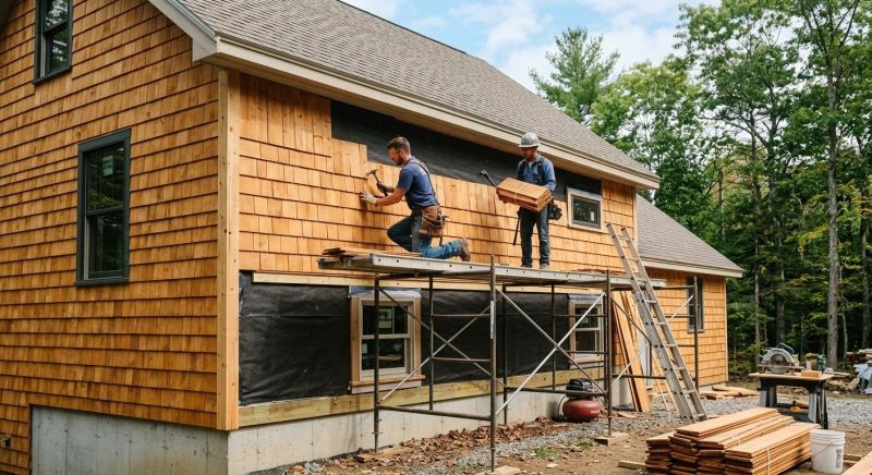 Cedar Siding Installation in Swanton, VT