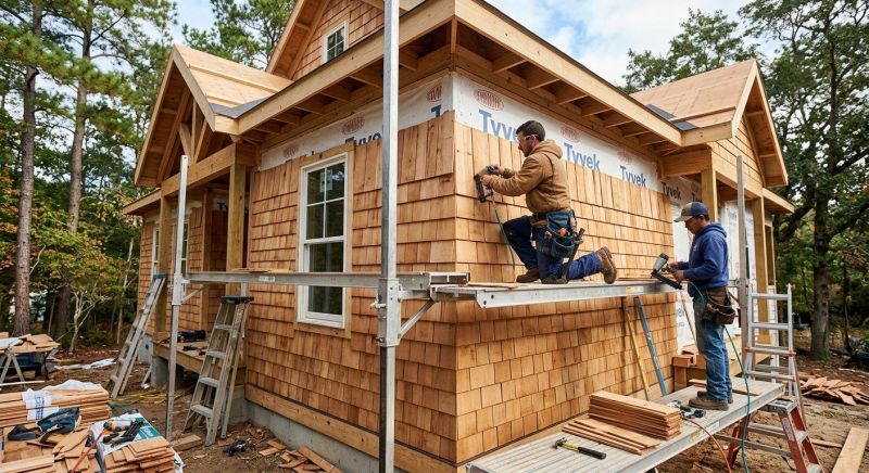 Cedar Siding Installation in Williston, VT