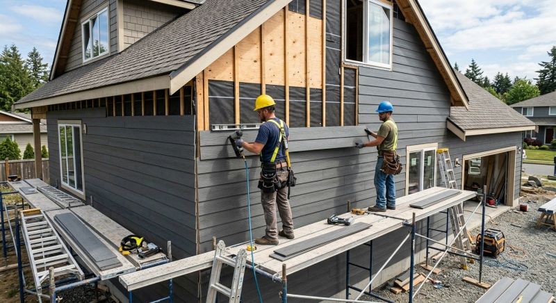 Cement Siding Installation in Colchester, VT