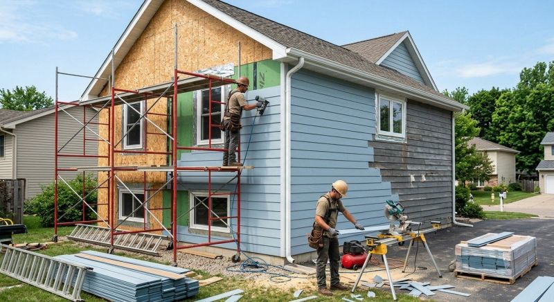 Cement Siding Replacement in Burlington, VT