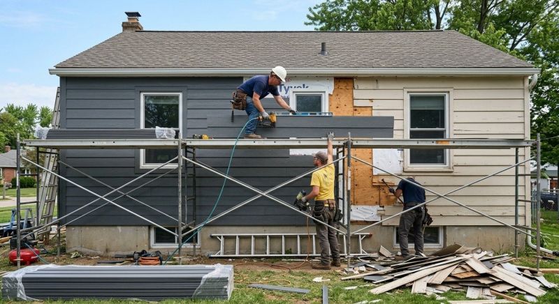 Cement Siding Replacement in Milton, VT