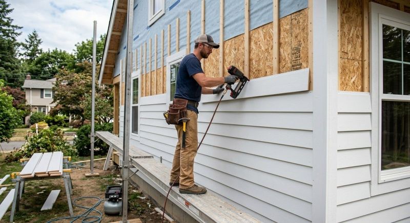 Clapboard Siding Installation in Milton, VT