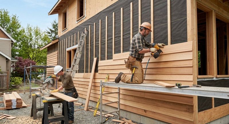 Clapboard Siding Installation in Milton, VT