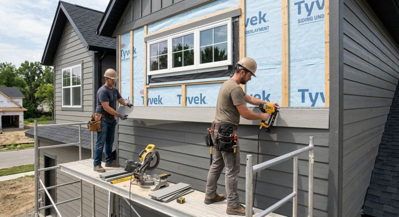 Composite Siding Installation in Burlington, VT