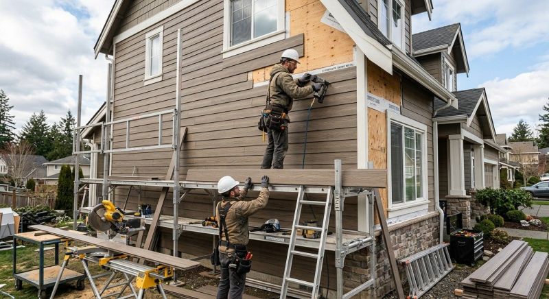 Composite Siding Installation in Chittenden County, VT