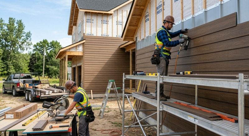 Composite Siding Installation in Colchester, VT