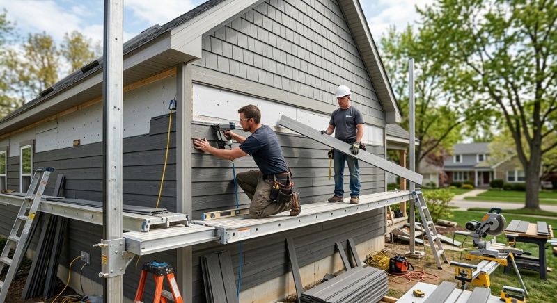 Composite Siding Installation in Milton, VT