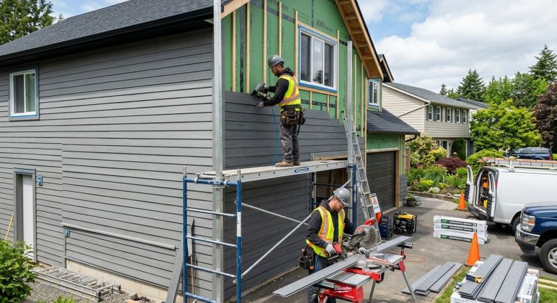 Engineered Siding Installation in Williston, VT