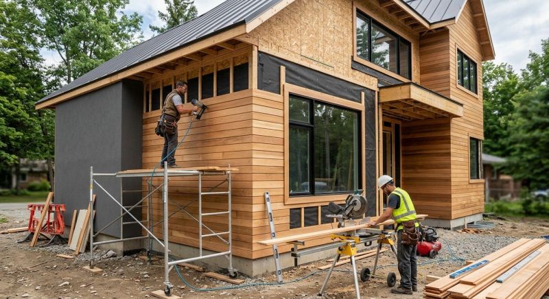 Faux Wood Siding Installation in Chittenden County, VT