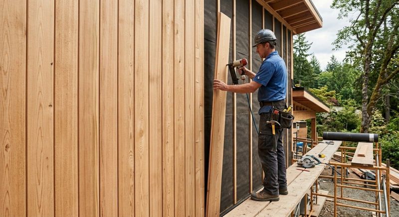 Faux Wood Siding Installation in Colchester, VT