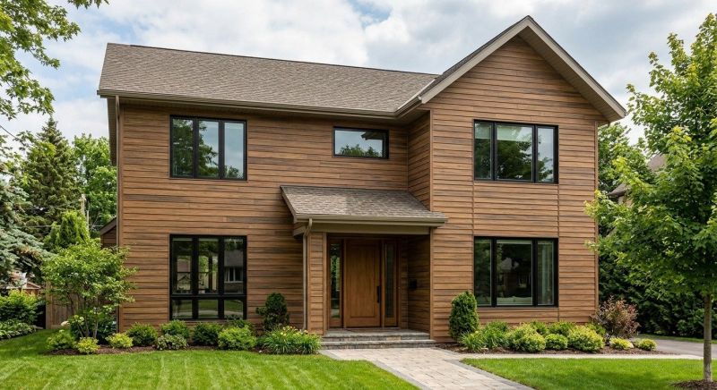 Faux Wood Siding Installation in Franklin County, VT