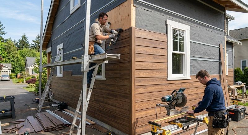 Faux Wood Siding Installation in Franklin County, VT