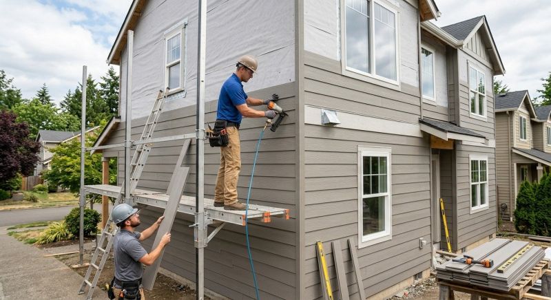 Fiber Cement Installation in Milton, VT