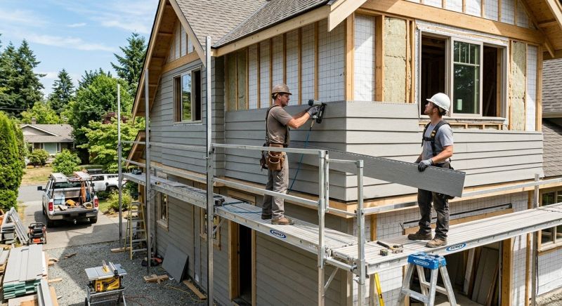 Fiber Cement Installation in Milton, VT