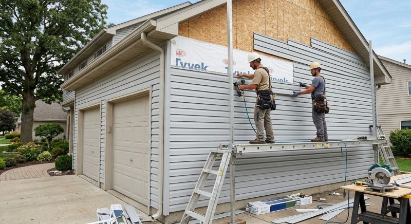 Garage Siding Installation in Milton, VT