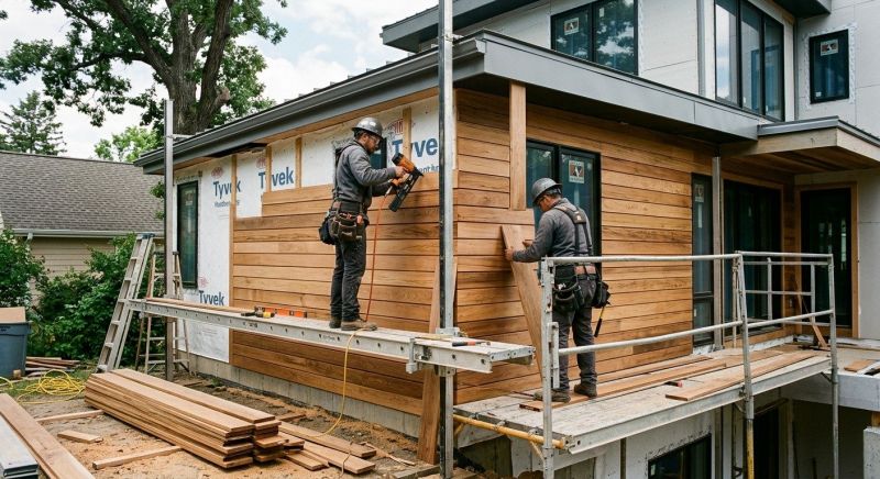 Hardwood Siding Installation in Chittenden County, VT