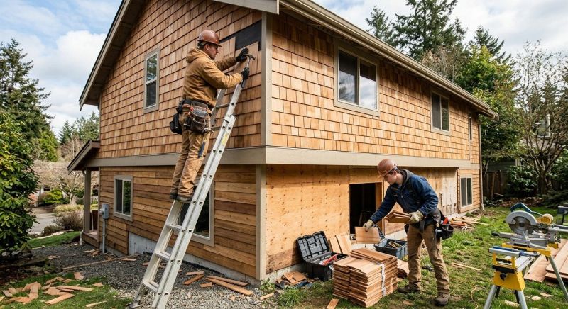 Hardwood Siding Installation in Jeffersonville, VT
