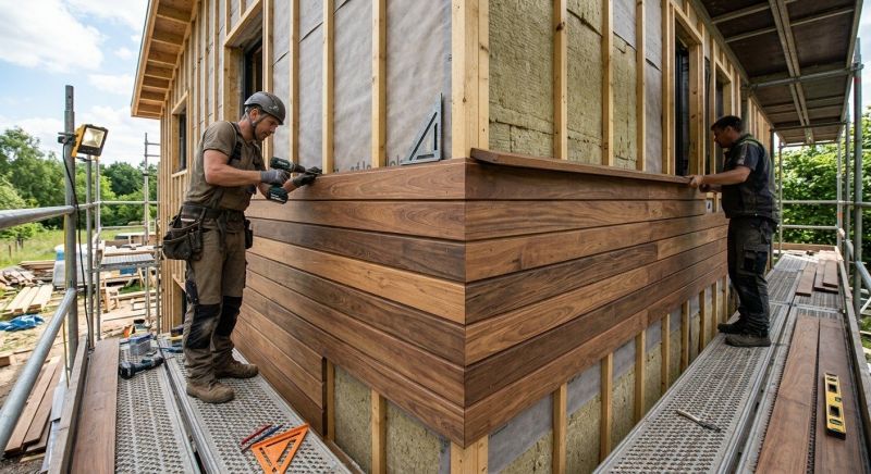Hardwood Siding Installation in Milton, VT