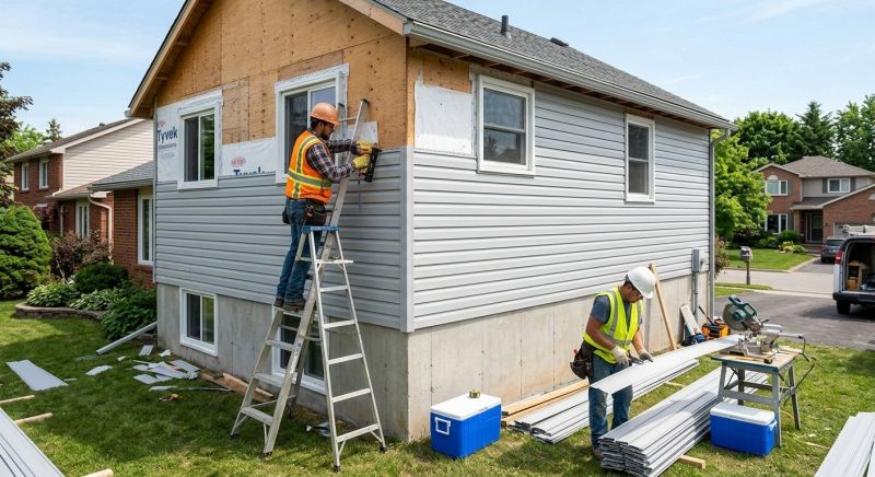 House Siding Installation in Milton, VT