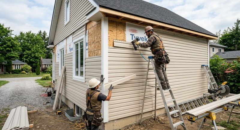 House Siding Installation in Milton, VT