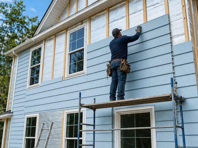 Insulated Siding Installation in Enosburg Falls, VT