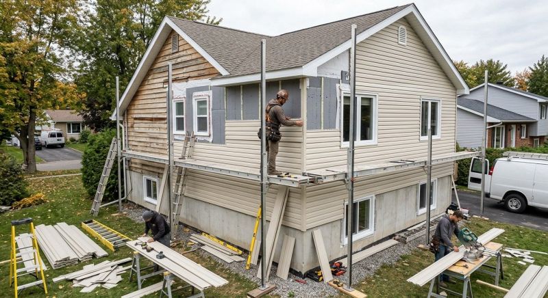 Insulated Siding Installation in Milton, VT