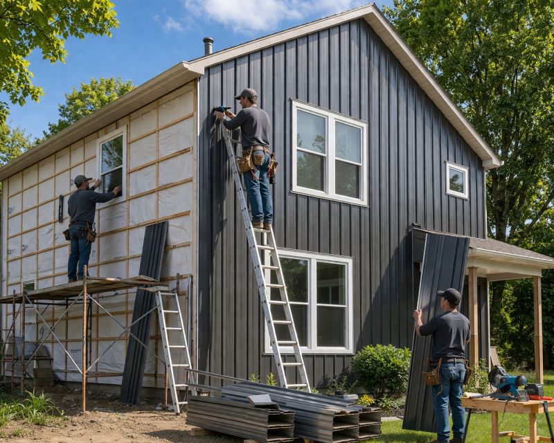 Metal Siding Installation in Cambridge, VT