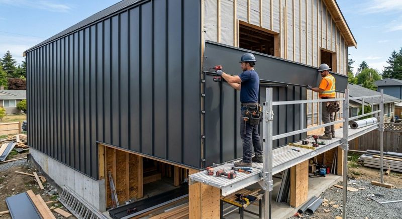 Metal Siding Installation in Milton, VT