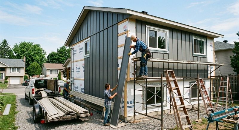 Metal Siding Replacement in Franklin County, VT