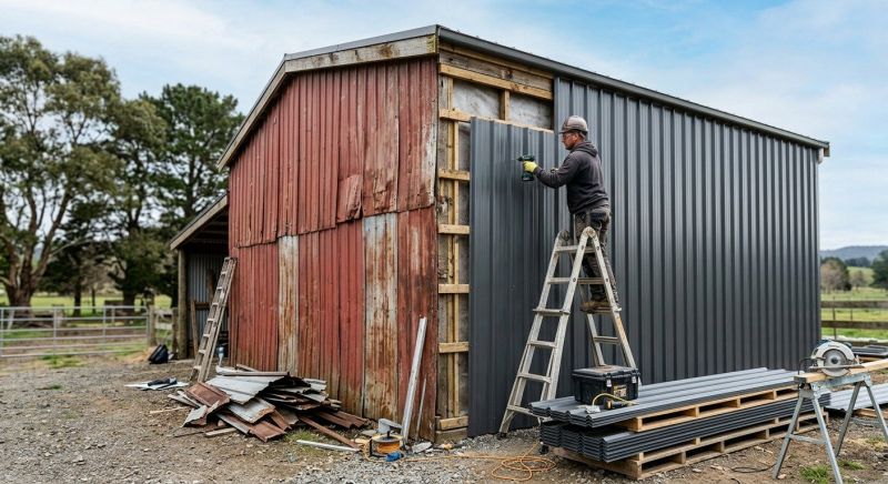 Metal Siding Replacement in Franklin County, VT