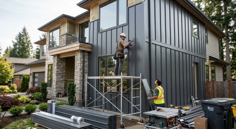 Metal Siding Replacement in Milton, VT
