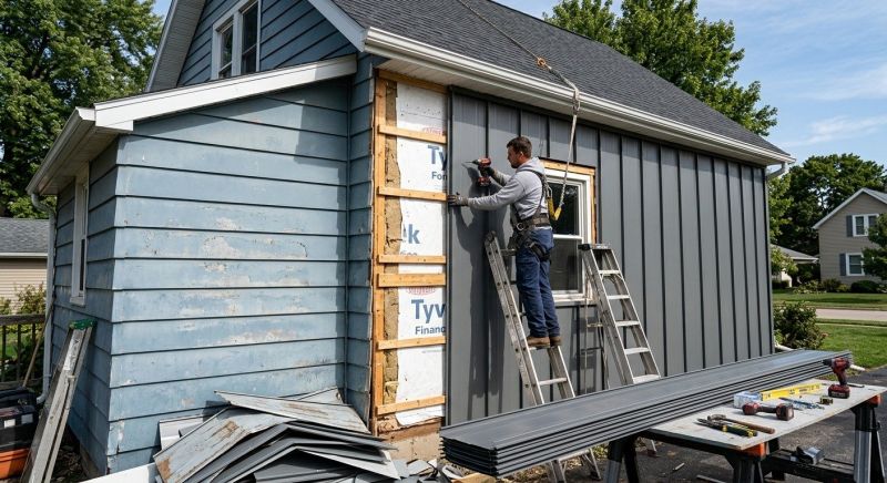 Metal Siding Replacement in Williston, VT