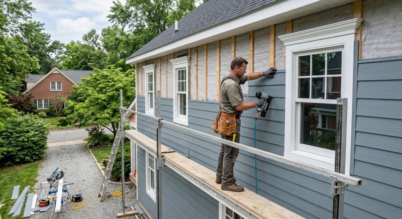 Polymer Siding Installation in Milton, VT