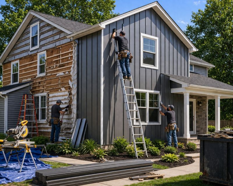 Residential Siding Installation in Milton, VT
