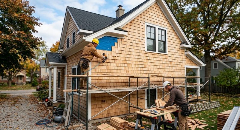 Shingle Siding Installation in Milton, VT