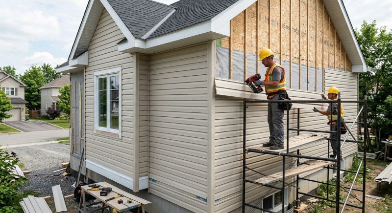 Synthetic Siding Installation in Milton, VT