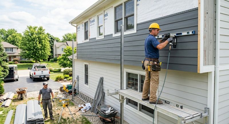 Synthetic Siding Installation in Milton, VT