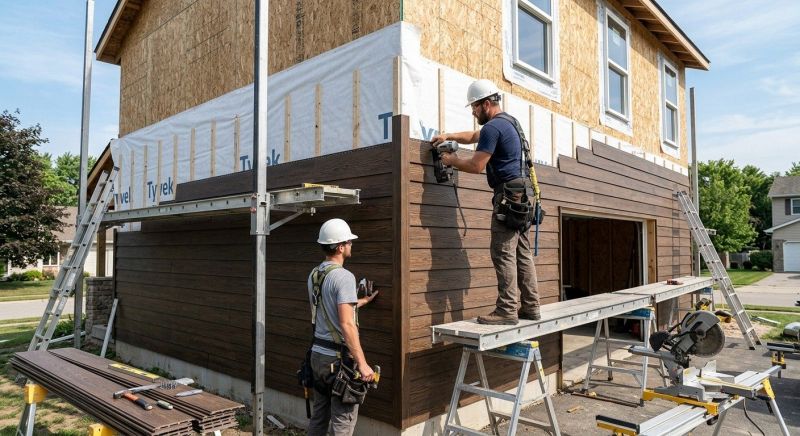 Wood Barn Siding Installation in Milton, VT