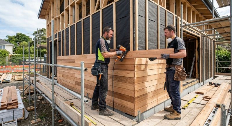 Wood Cladding Installation in Plattsburgh, NY