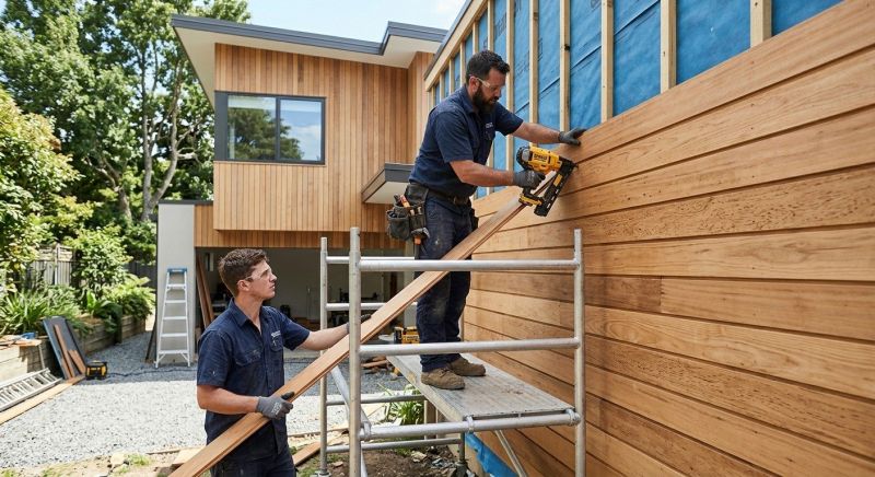 Wood Cladding Installation in Swanton, VT