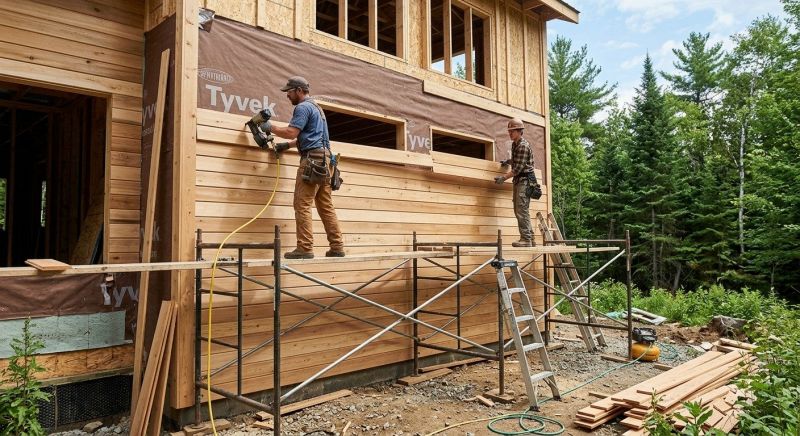 Wood Siding Installation in Jeffersonville, VT