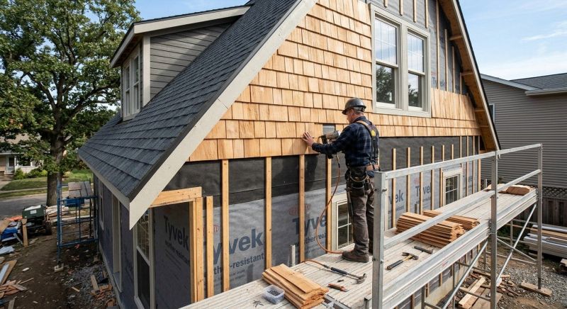 Wood Siding Installation in South Burlington, VT