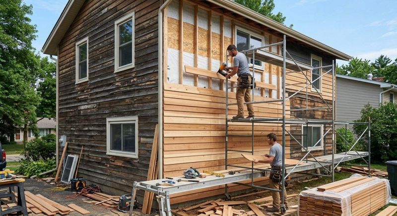 Wood Siding Replacement in Cambridge, VT